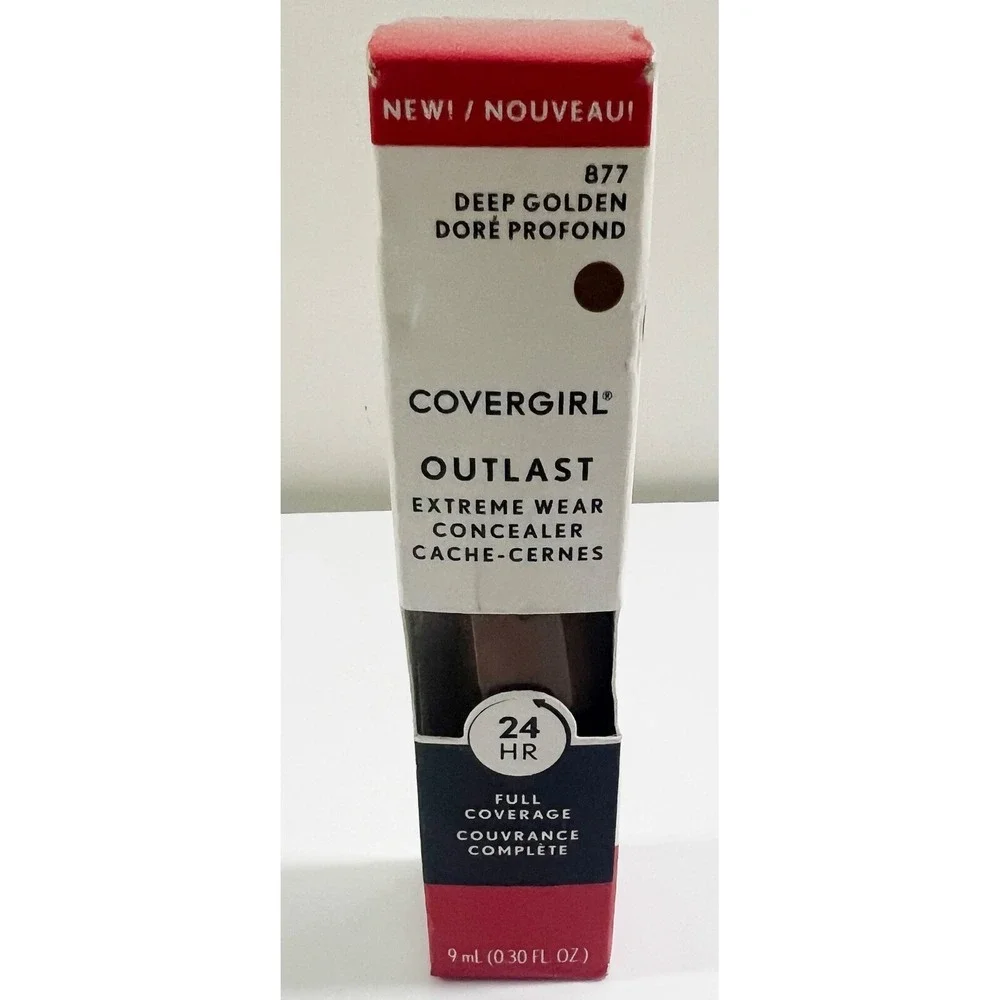 COVERGIRL Outlast Extreme Wear 24HR Concealer, #877 Deep Golden Dore Profound